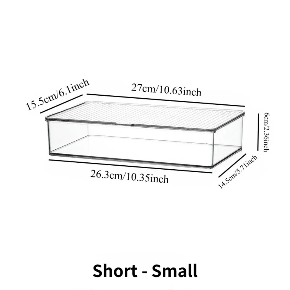 กล่องเก็บแผ่นซีดีอะคริลิคพร้อมฝาปิด - กล่องใสกันฝุ่นสำหรับแผ่นดิสก์ ดีวีดี ซีดี PS4 กล่องจัดระเบียบสื่อแบบซ้อนได้สำหรับใช้ในบ้าน