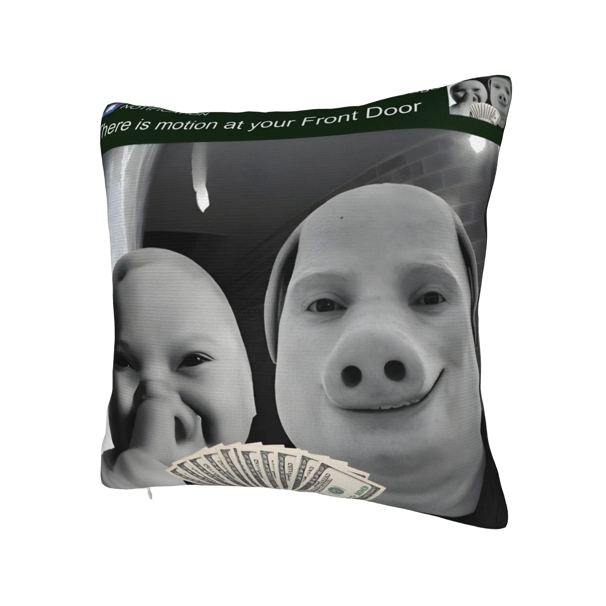 John Pork Tung Sahur Brainrot Meme Pillow Cover Merchandise Soft Cushion Cover Gift  Throw Pillow Case Cover Home Multi Size