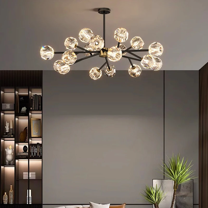 

home decorationPendant lights, luxury crystal living room chandelier, dining room Pendant lamp, ceiling light, indoor lighting