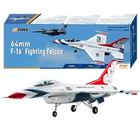 FMS Hobby Airplane RC Jet Fighter EPO Foam 6CH EDF 64mm F-16 Fighting Falcon Brushless Motor 40A ESC 14.8V 9G Servo PNP