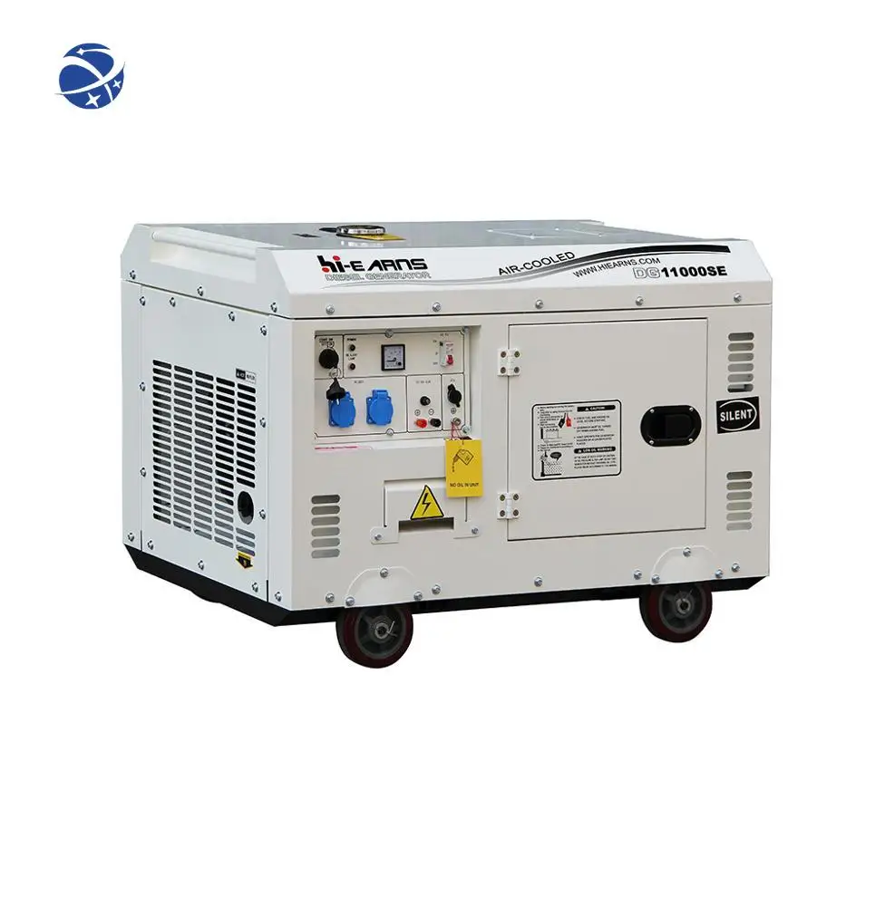 YUNYI Best price 10pcs 7.5KW 3000rpm single phase diesel generator