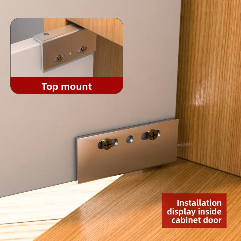 طقم مكون من قطعتين من رموز زاوية CT الزجاجية، أسود، لون النيكل، مفصلات أبواب دوارة، مفصلات محور الباب الزجاجي، حديد، أجهزة الأثاث