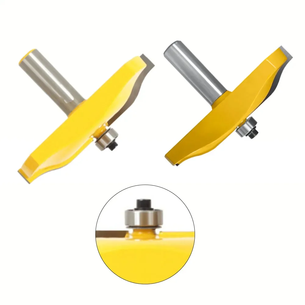 12MM 1/2 Shank  Large Rail & Stile Ogee Blade Cutter Cabinet Router Bit Tenon Woodworking Milling Cutter For Wood Face Mill