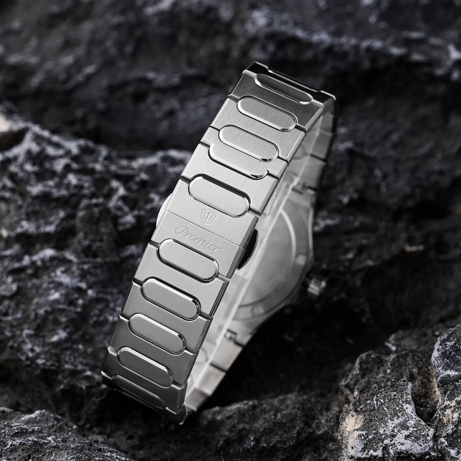 WD0016 39Mm Men Watch Natural Stone Dial VH31 BGW9 Luminous 100ATM Waterproof Vintage Business Wristwatch Luxury Quartz Watches
