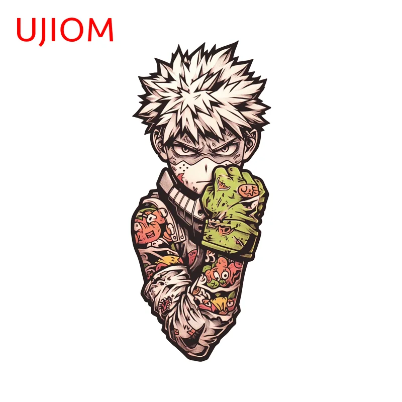 UJIOM Attractive Katsuki Bakugo Tattoo Wall Stickers Super Cool Cartoon Window Trunk Decals Creative Vinyl Aesthetic Room Decor