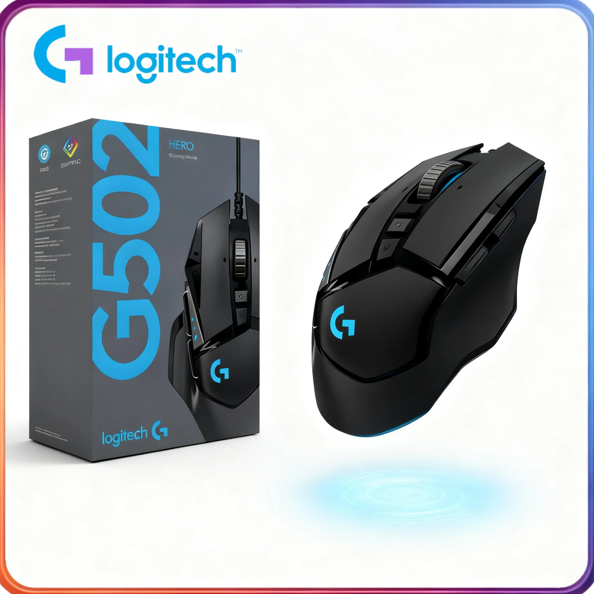 

G502/G402/G203 mouse, with 11 programmable keys, providing precise control suitable for all kinds of games