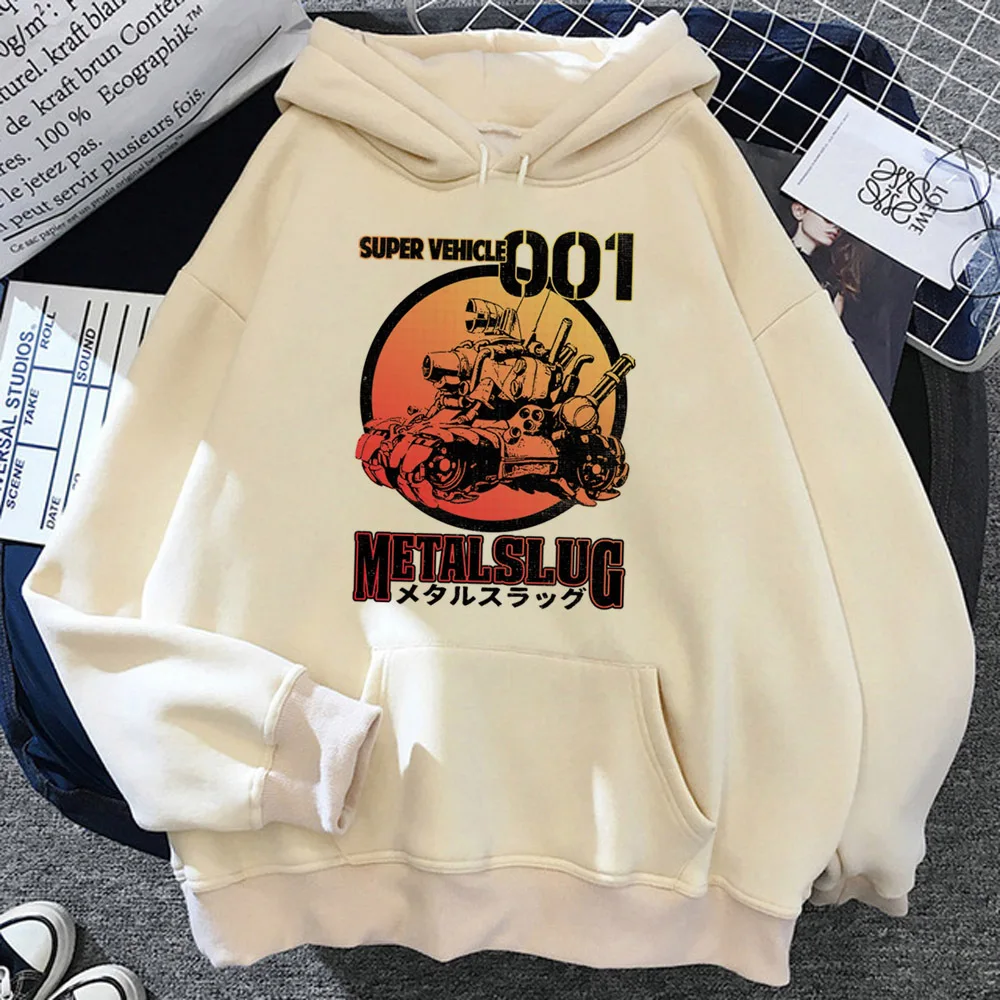 

Metal Slug hoodies women 90s Kawaii anime Pullover female vintage tracksuit