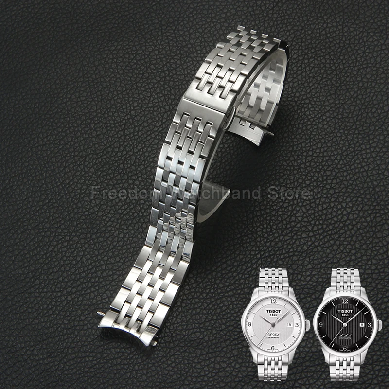 Коррозионностойкие прочные и прохладные изящные стальные аксессуары для часов Tissot Le Locle T41 T099207 T006428A T006407B