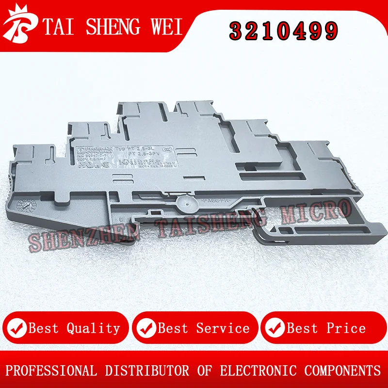 1PCS Brand New Original 3210499 PT2.5-3L Phoenix PT2.5 Triple Layer Terminal Block Original PT2.5-3L-3210499