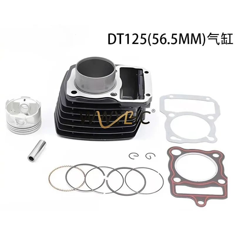 Dm125 es adecuado para Italika DT125 FT125 CG125 pistón 56,5mm accesorios de cilindro de motocicleta