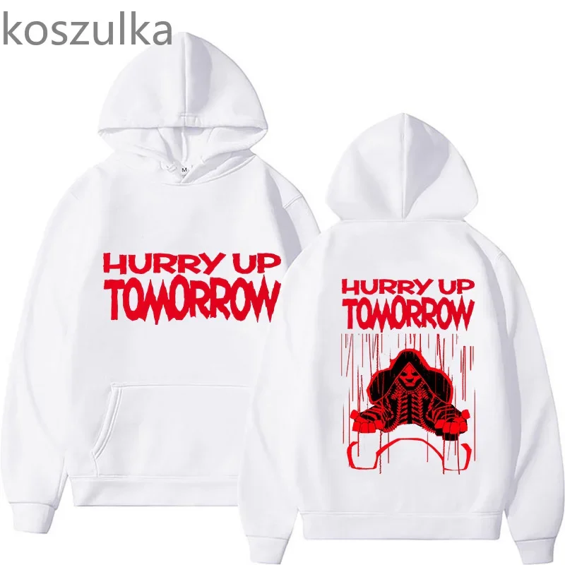 Hurry Up Tomorrow Hoodies  Autumn Winter New Two Sides Clothing Gothic Trends Sweatshirts Unisex Fans Fashion Unisex Pullovers