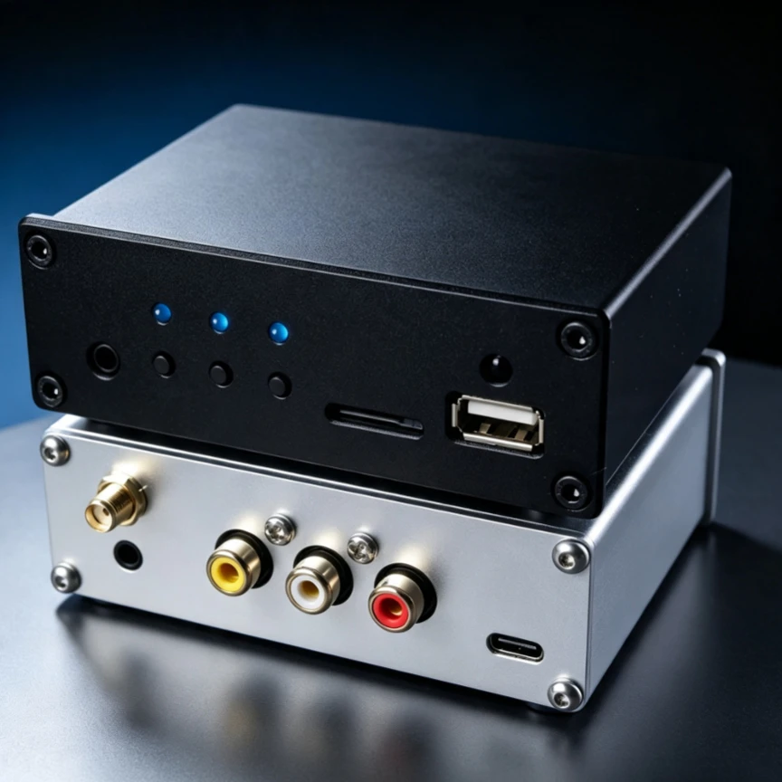 B6 Hi-Fi Digital Audio Player, Bluetooth 5.3 DAC Decoder, U Disk Lossless Music Player Wireless Audio Receiver