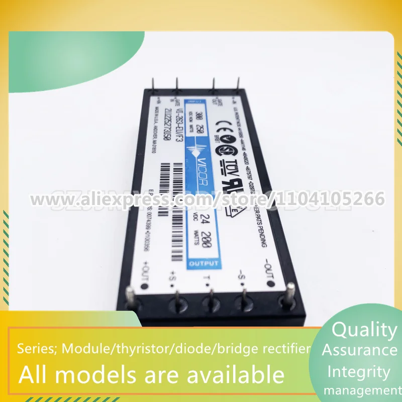 VI-2W0-IV VI-2N3-05 VI-220-IW VI-263-EU VI-B03-CX VI-2W1-EX VI-230-EU وحدة IGBT للطاقة الأصلية الجديدة في المخزون