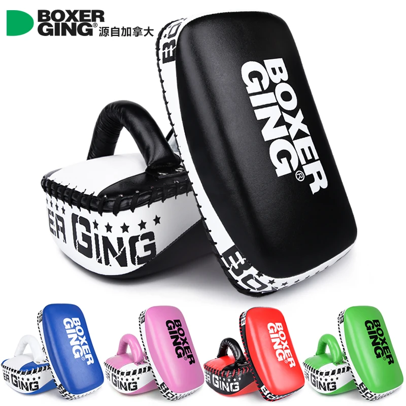 1pc Boxing Hand Foot Target Martial Thai Kick Sanda Training Thickened Karate Training Mitt Focus Punch Bag Five-finger Hand Pad