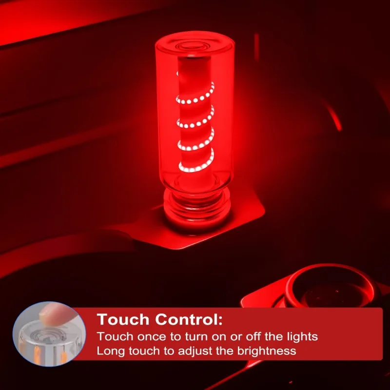 

Touch Dimming USB LED Filament Glass Bulb 5V Retro Edison Bulb 1W Night Light Car Decoration Incandescent Eye Protection Light