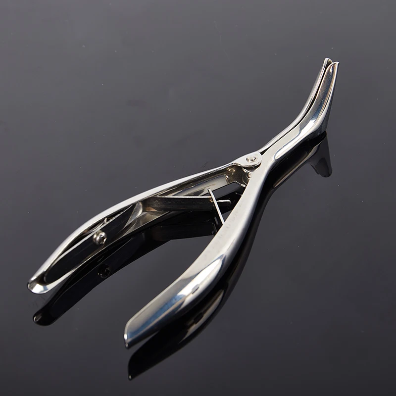 Adult/kids Nose Mirror Ear Canal Dilator Stainless Steel Speculum Nostril Nose Pliers Nasal Dilator Dilation Forceps Speculum