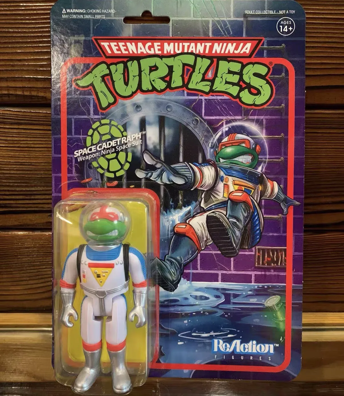 Super7 Teenage Mutant Ninja Turtles Collectible 3.75 Inch Reaction Figures Wave 6 Napoleon Bonafrog Raph Chrome Dome Triceraton - view 5