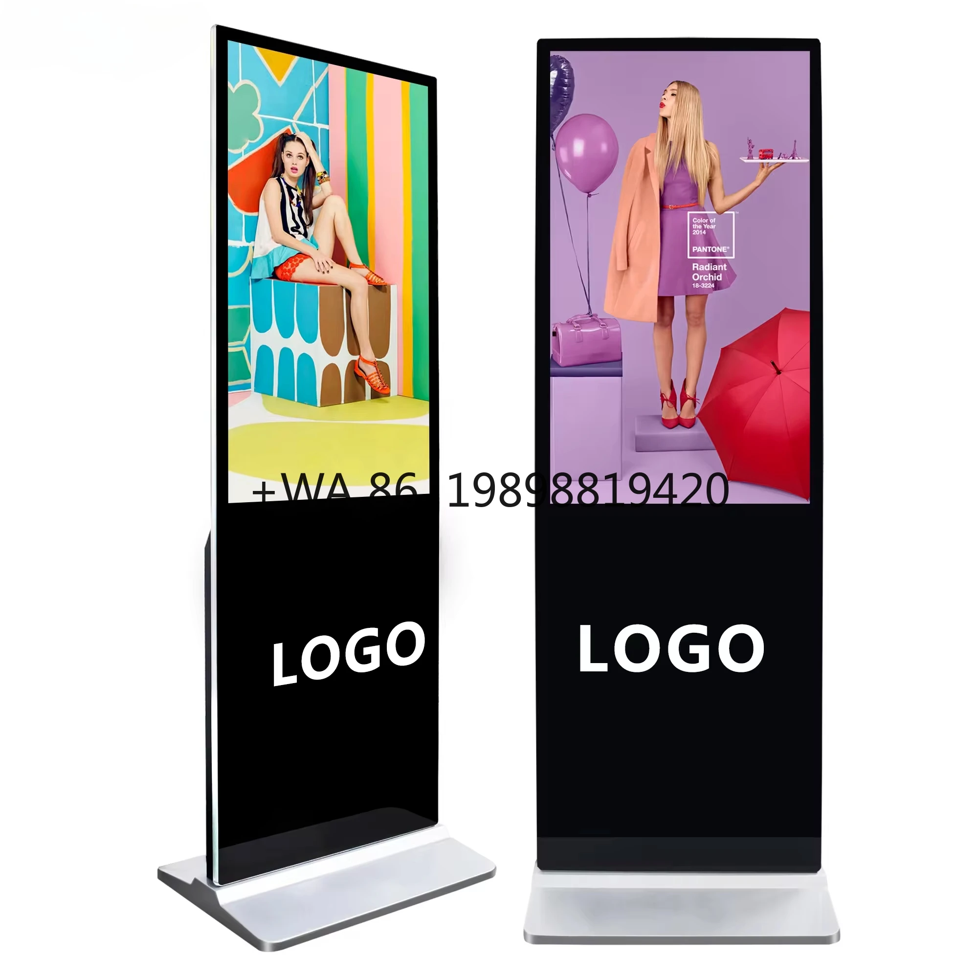 

Подставка для панели, рекламный дисплей, светодиодная рекламная машина, Full HD, большой рекламный экран, сенсорный экран, вертикальный ЖК-дисплей