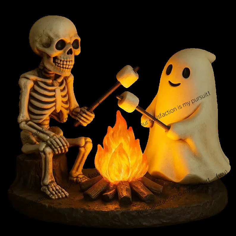 New Skeleton and Ghost Bonfire Night Lamp Skeleton and Ghost Bonfire Night Lamp