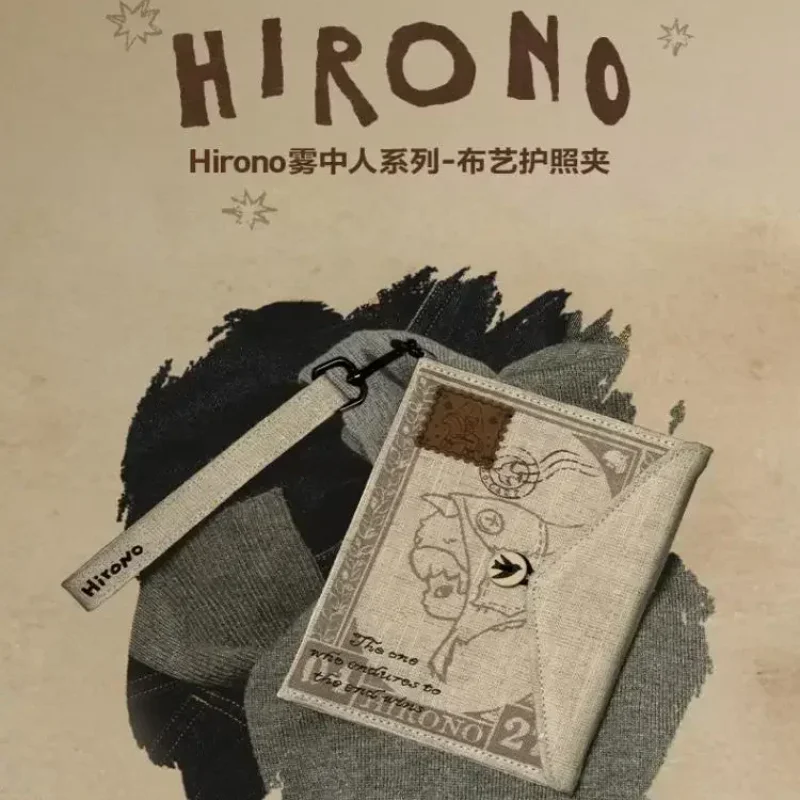 

Genuine POPMART Hirono Mist Walker Series Fabric Passport Holder Blind Box Cute Ornament Figurine Toys Bag Pendant & Home Decor