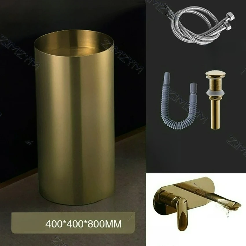 Lavabo personnalisable en acier inoxydable