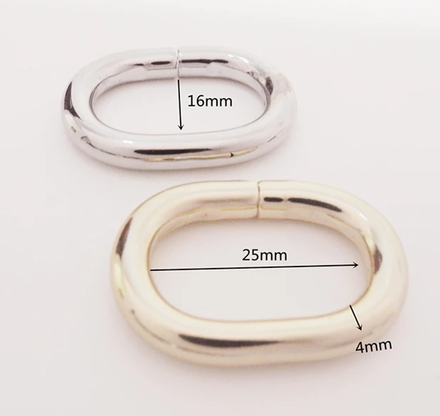 

6pcs Oval Rings, Belt Buckle,Bag Findings,Bag Rings,Dog Leash Ring Inner 1inch DR-043