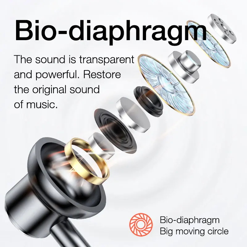 سماعات أذن داخلية 100 ساعة مقاومة للتحمل لاسلكية جهير سماعة أذن مزودة بتقنية البلوتوث سماعات رأس رياضية للموسيقى مع ميكروفون ستيريو