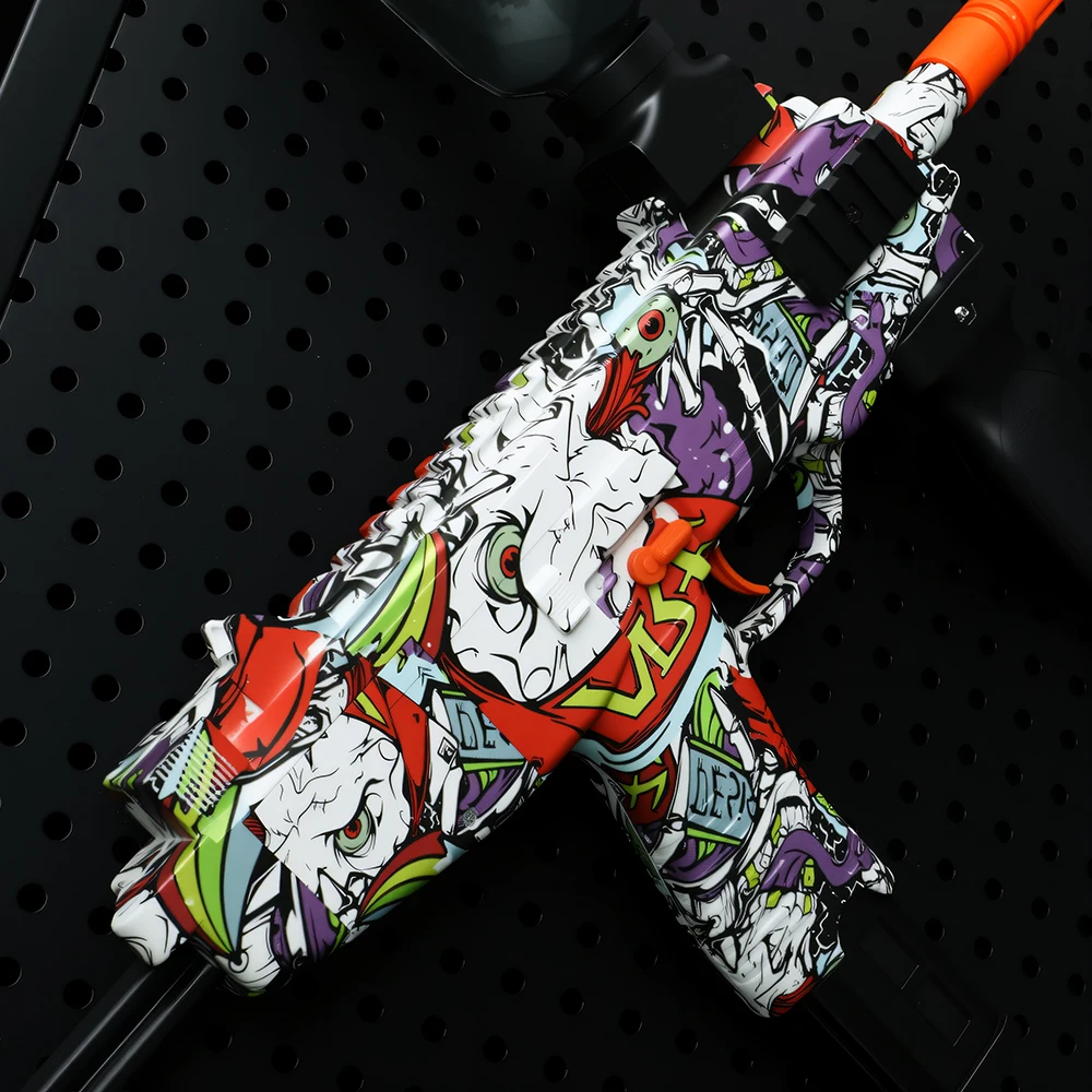 Conjunto de blaster de bola de gel MP9 – brinquedo de combate ao ar livre recarregável para adolescentes de 14 anos, presente perfeito para meninos e meninas (contas de gel não incluídas)