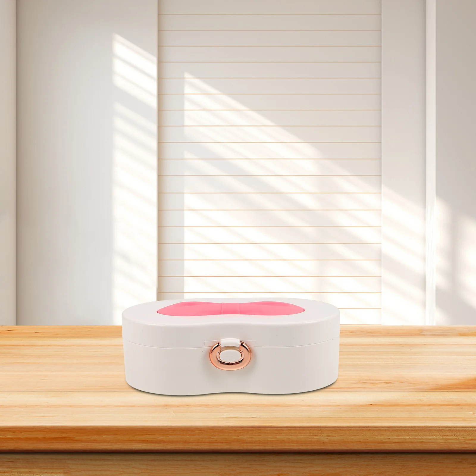 

Butterfly Makeup Case for Girls Portable Organizer Mirror Multiple Compartments Princess Storage Box Pretend Play