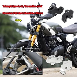 For Triumph Speed 400 Scrambler 400X 2024 Motorcycle Accessories Speed400 Scrambler400X Premium Pull-Back Handlebar Risers