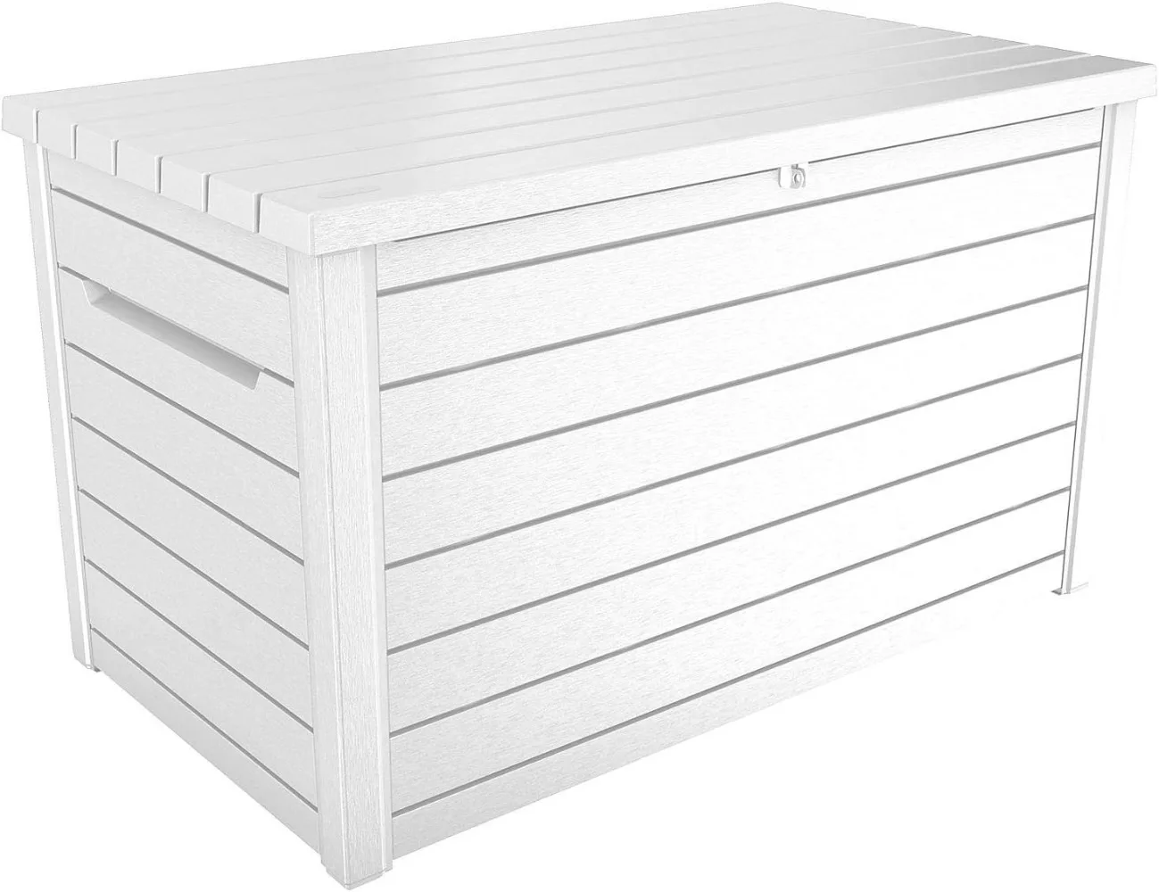 XXL 230 Gallon Deck Storage Box Outdoor Patio Container ~ White