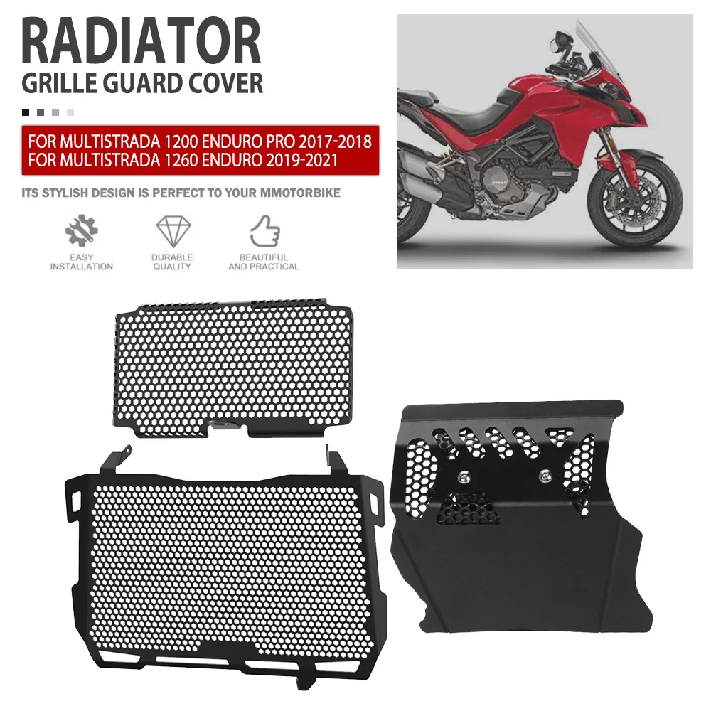 

Radiator Guard For Ducati Multistrada 1200 Enduro Pro 2017-2018 For Multistrada 1260 Enduro 2019-2021 Radiators Grille Protector