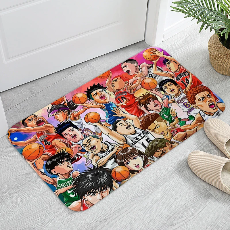 Anime Carpet Living Room A-Slam A-Dunk Bathmat Kitchen Foot Mat Useful Things for Home Bedroom Rugs Doormat Entrance Door