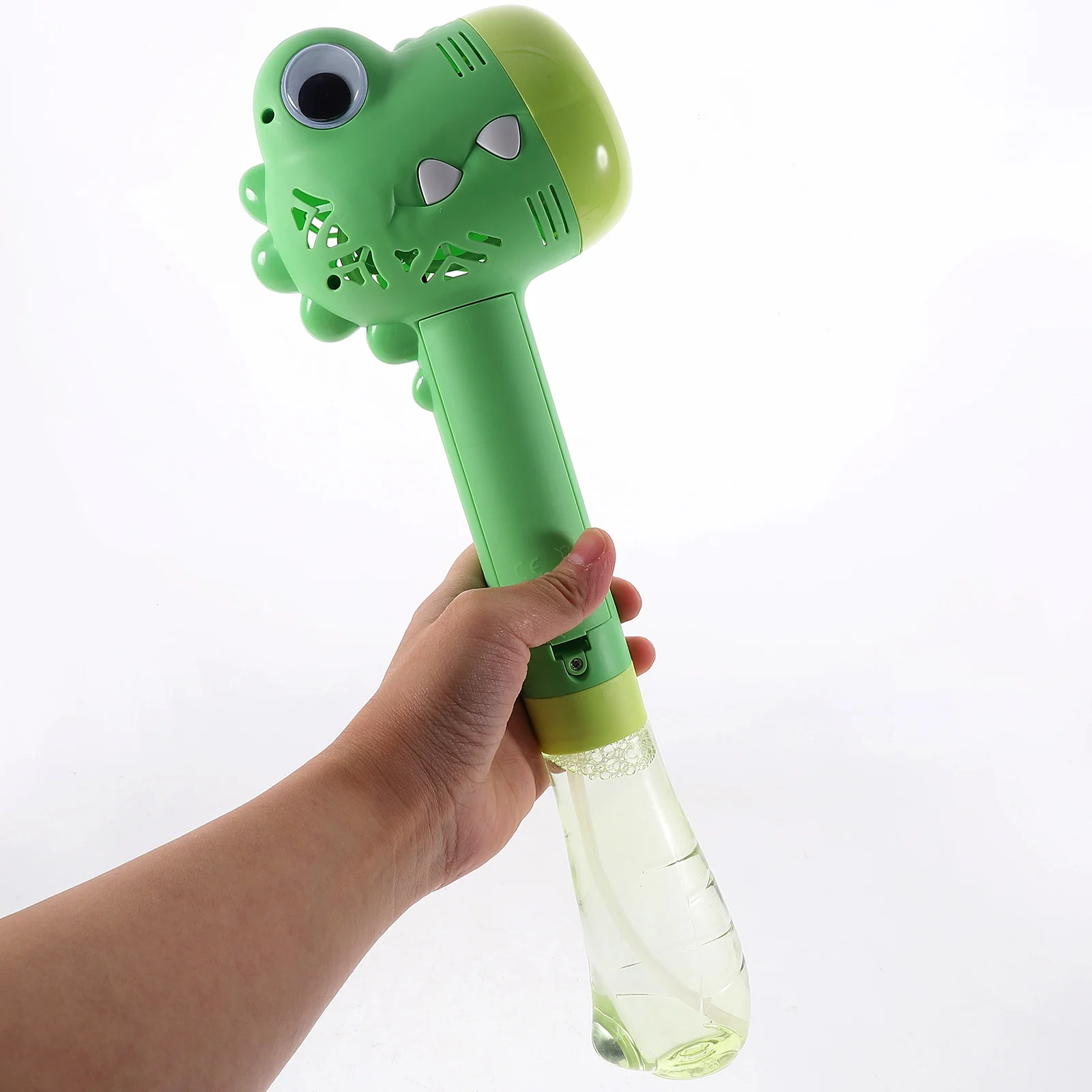 1 set of Handheld Bubble Blower Crocodile Bubble Maker Toy Automatic Bubble Making Toy bubble makers crocodile style bubble make