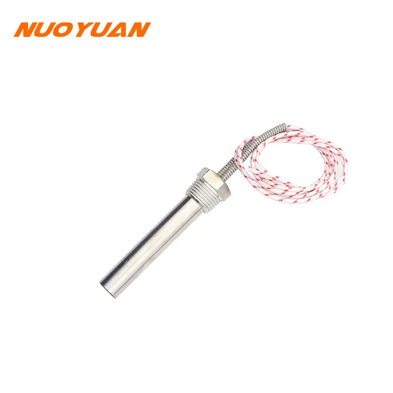 300w 카트리지 히터 220v 침수 가열 요소, 1/2 인치 (21mm) 스레드 관형 온수기 요소