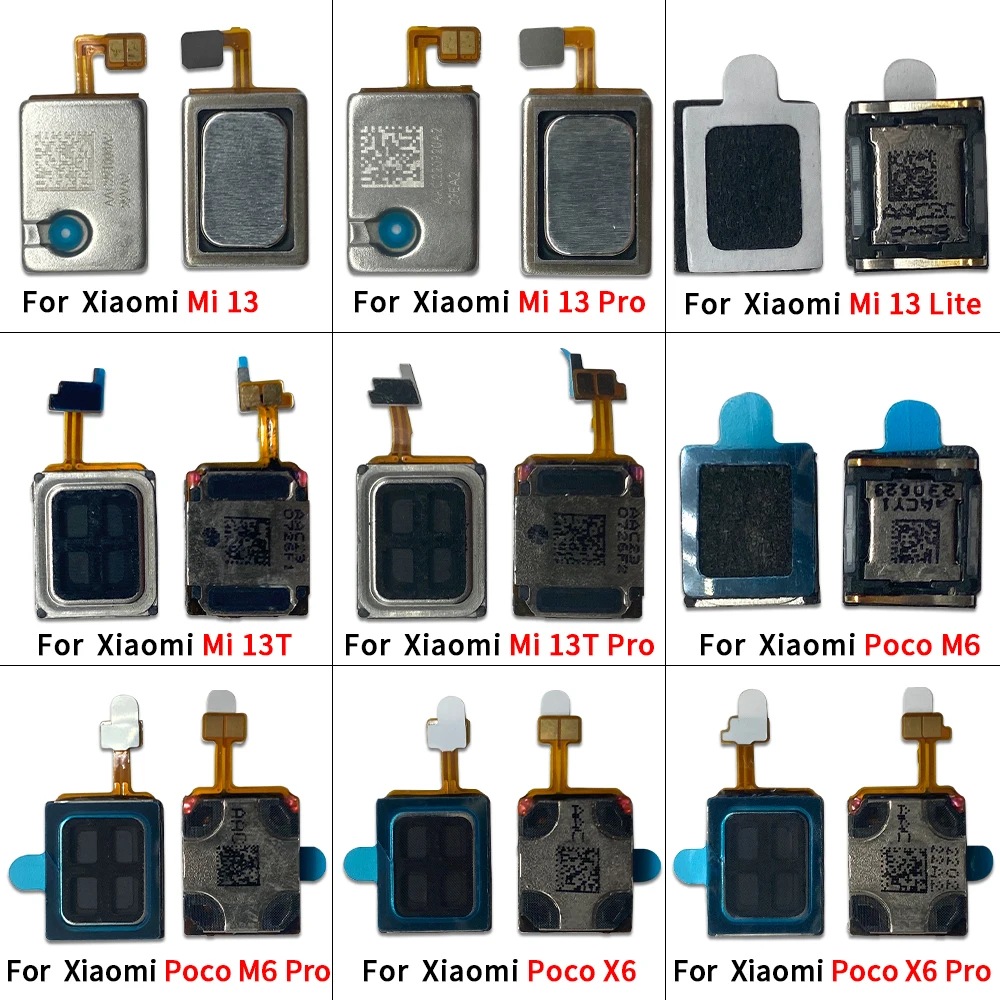 NEW Front Top Earpiece Earphone Ear Speaker Sound Receiver For Xiaomi Mi 13 Lite 13T Pro Poco M6 X6 Pro / For Redmi 13 13C 4G 5G image 3