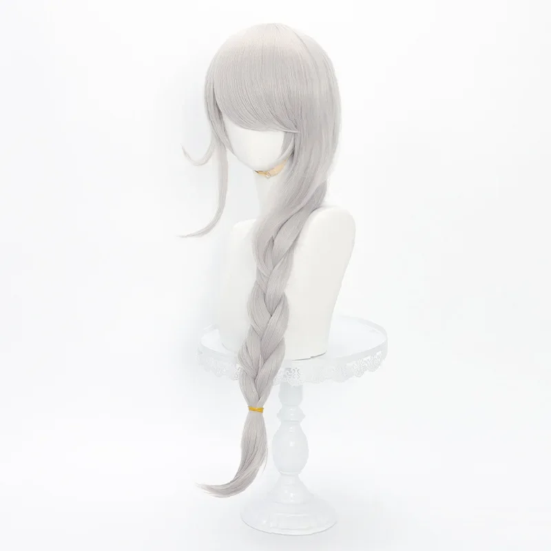 Anime The Hundred Line Last Defense Academy Kirifuji Nozomi Cosplay Wig White Long Hair For Women Halloween Roleplay Party Props