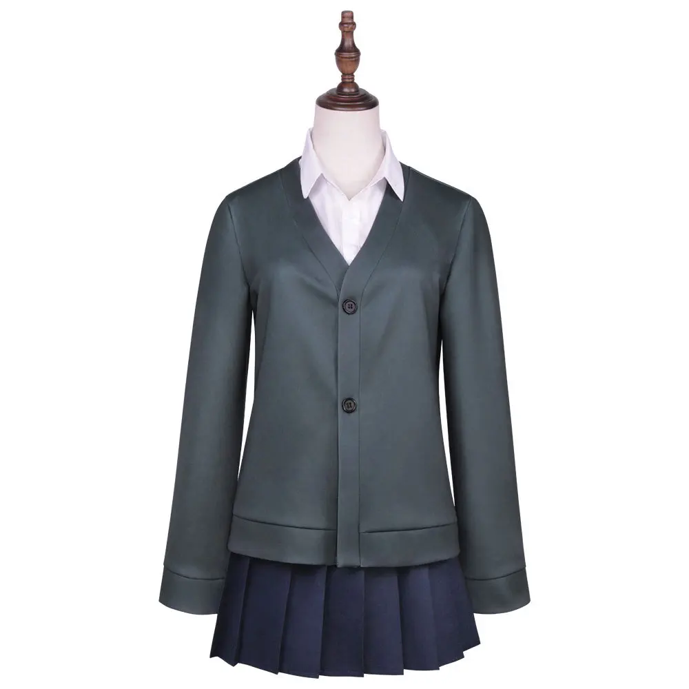 Anime Aharen San Wa Hakarenai Aharen Reina Cosplay Costume Wig Women School Uniform Shirt Skirt Coat Socks Suit Halloween