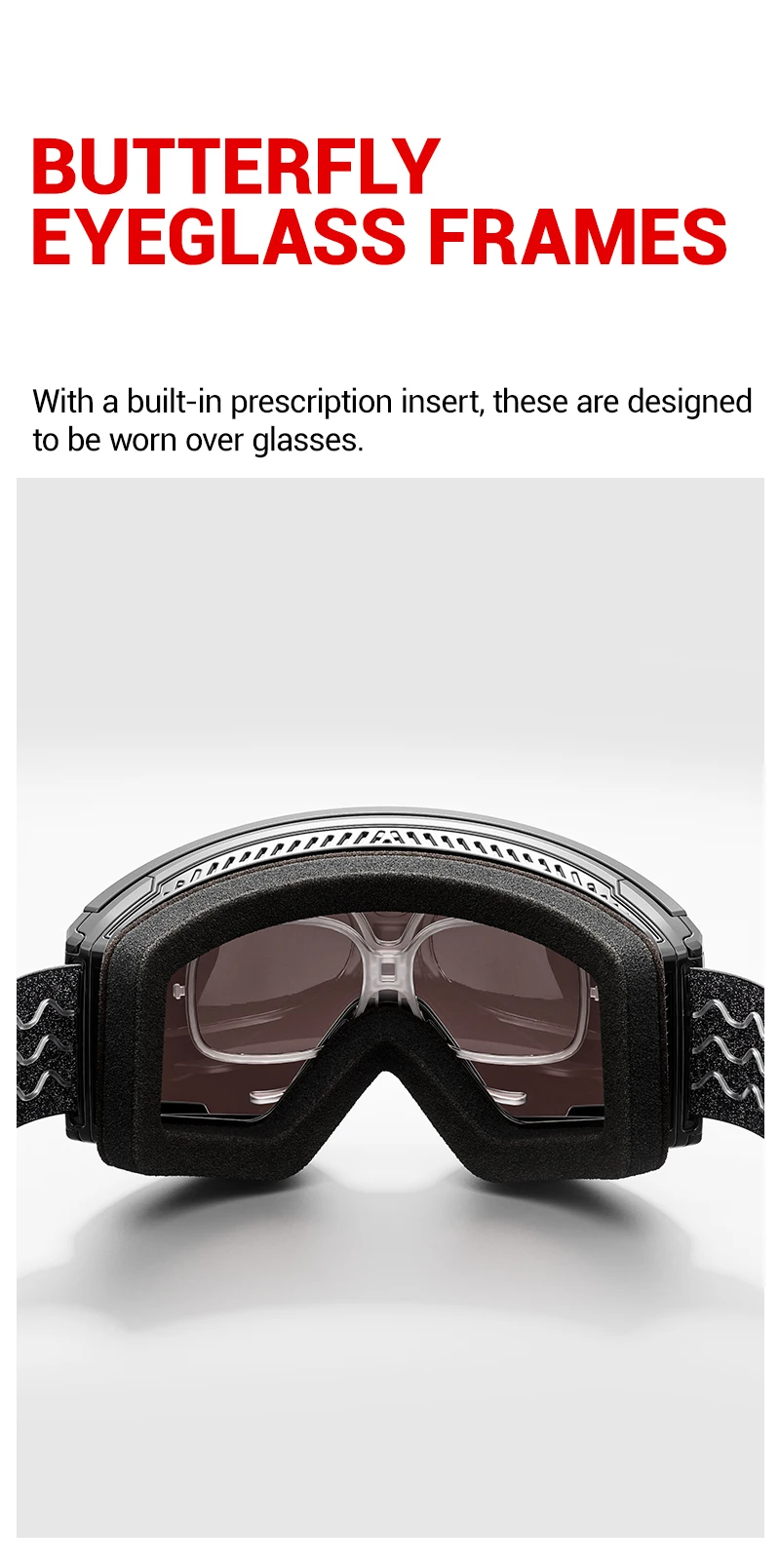 Kapvoe UV400 Schneebrille für Männer und Frauen, photochrome Ski-Sonnenbrille, Maske, Ski-Anti-Beschlag-Schutz, Schneemobil-Brille – Detail 13