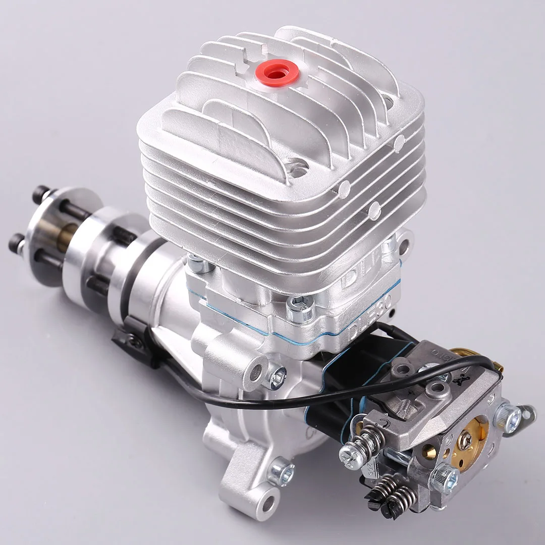 DLE30 30cc DLE GAS Engine for RC Airplane Fixed Wing Model Single Stroke Two Exhaust Wind Cold Hands Start After Stroke