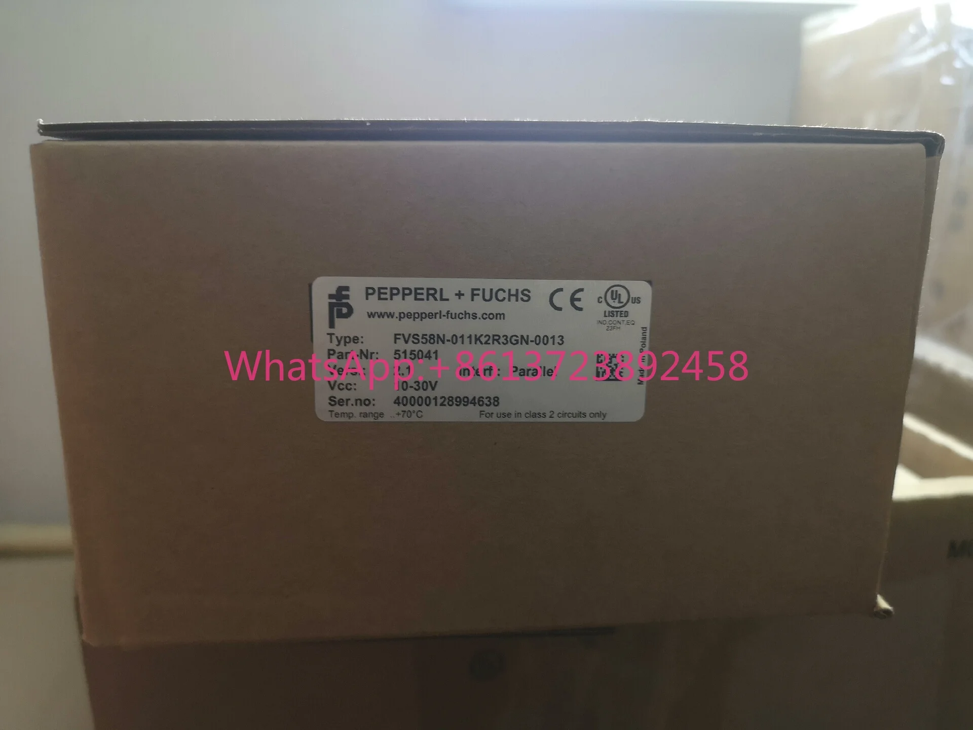 

Pepperl + FVS58N-011K2R3GN-0013