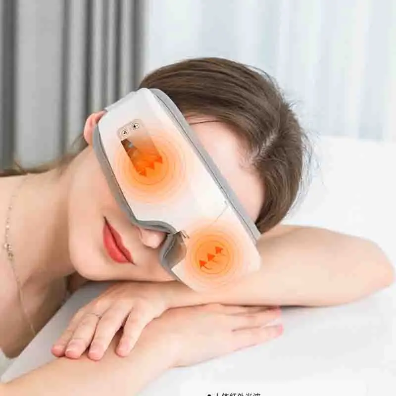 

4D Smart Airbag Vibration Eye Massager Eye Health Device Hot Pressure Bluetooth Eye Massage Glasses Soothing Massager