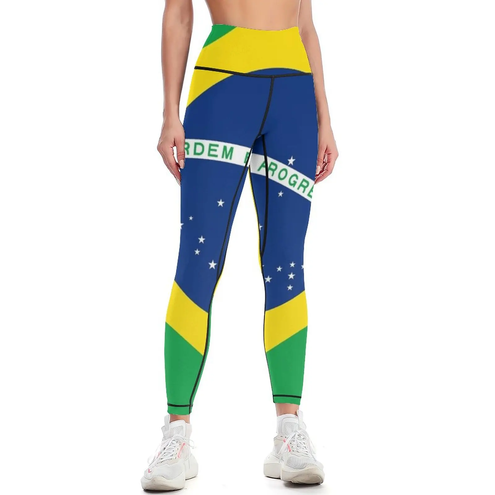 

Flag of Brazil Leggings Women's sports gym pants Women sportwear Womens Leggings