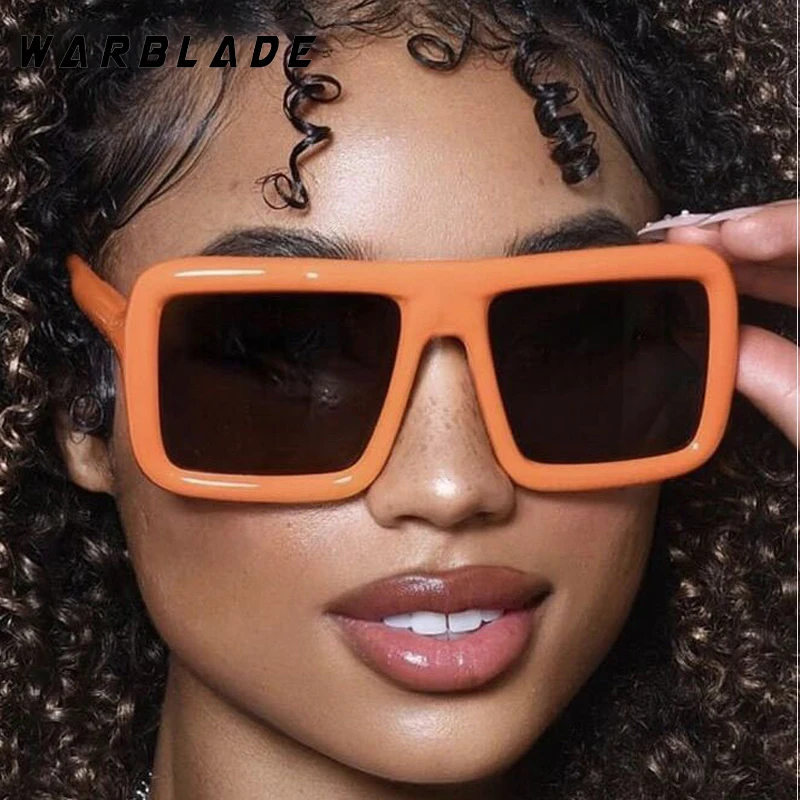 

Oversized Square Sunglasses Men Vintage Fashion Solid Shades Women Brand Designer Eyewear Summer Traveling Eyeglasses UV400 Очки