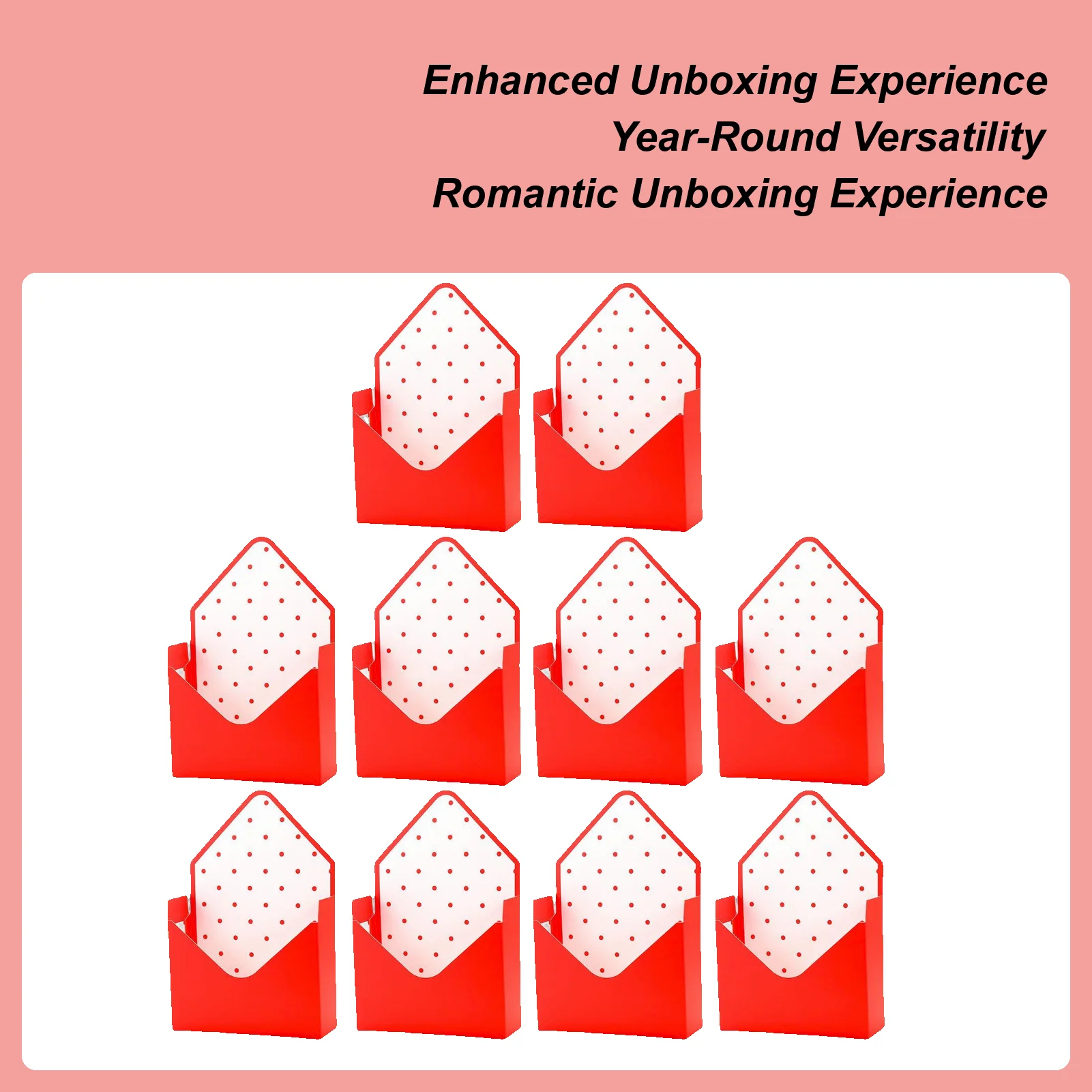 

Набор из 10 элегантных складных коробок-конвертов для букетов на праздники, день рождения, выпускной, свадьбу, вечеринку