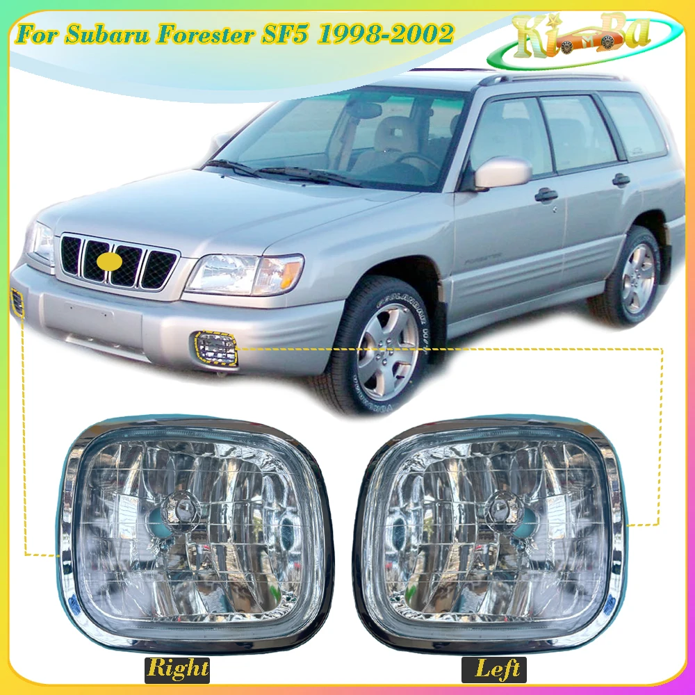 KIMBA For Subaru Forester SF5 1998-2002 One Set Car Front Bumper Foglight Driving Lamp Fog Light Fog Lamp Foglamp Signal Light