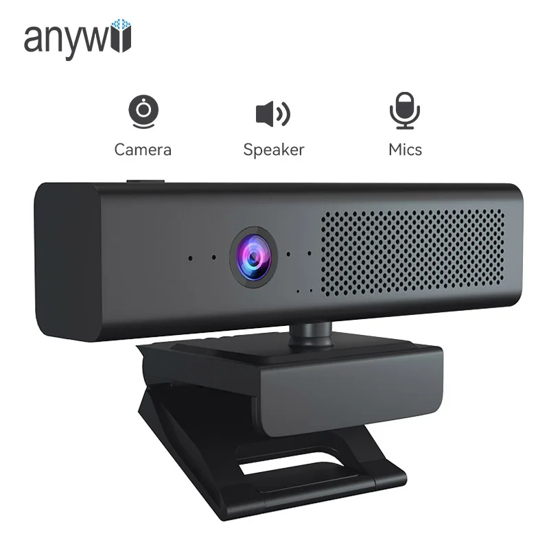 1080p Full Hd Built in Microphone and Speaker All-in-one Conference Cameras Webcam Usb Stock Hd Pro Webcam for Pc