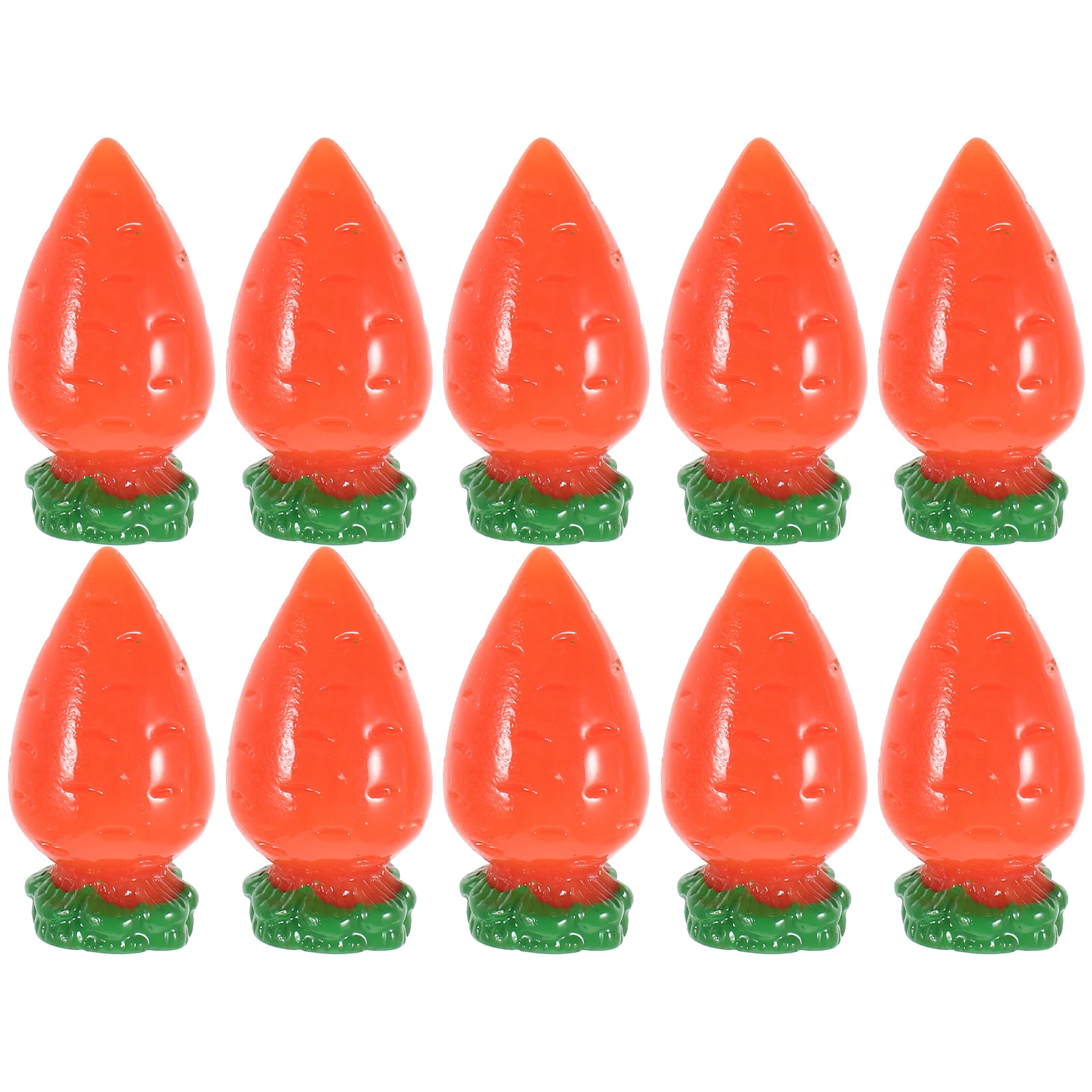 

10Pcs Miniature Resin Carrot Charms Unique Design DIY Craft Accessories Easter Jewelry Charms Funny Charm Jewelry Accessories