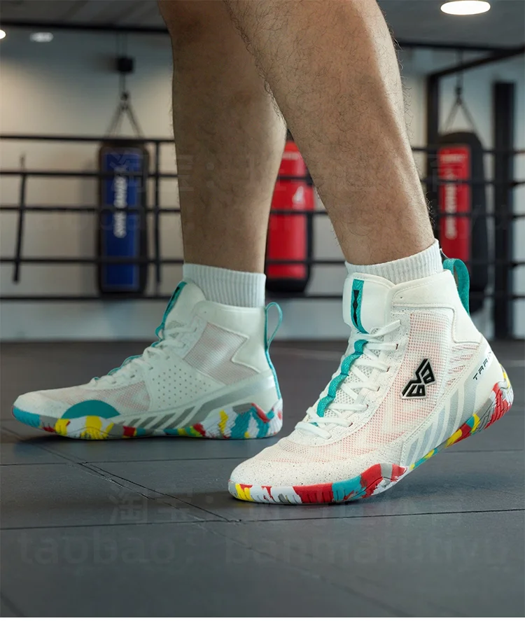 Professional gym wear-resistant non-slip training sports shoes boxing wrestling fighting shoes multifunctional sports shoes