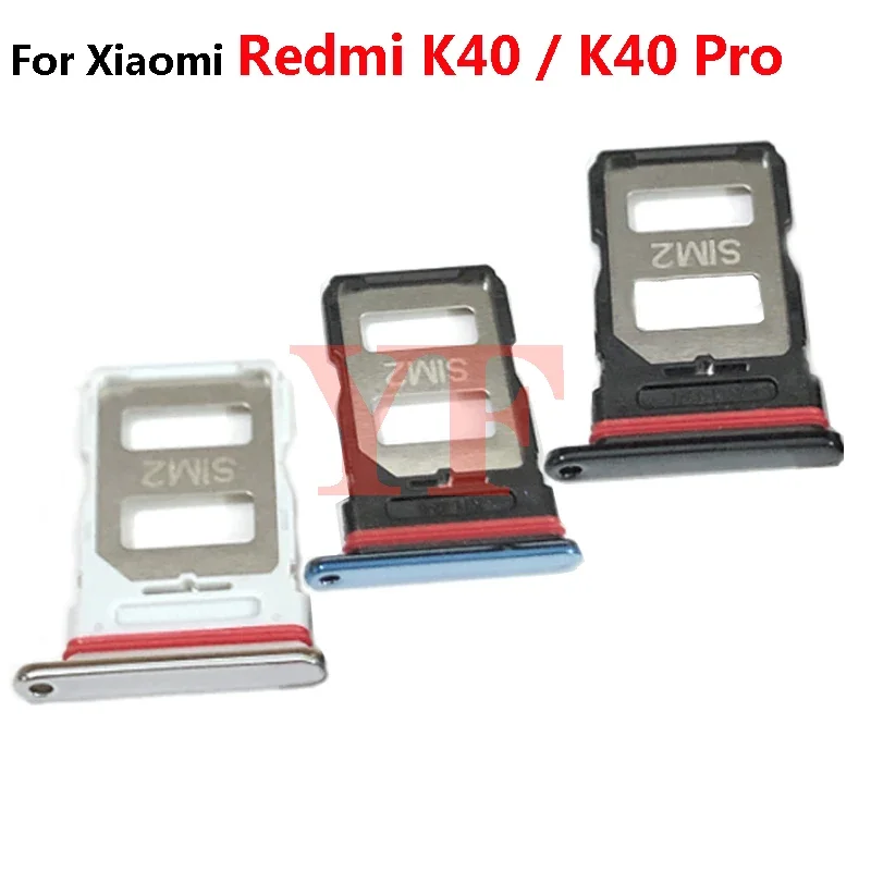 

Лоток для SIM-карты Xiaomi Redmi K40 Pro / Mi 9T Pro POCO F3 K40S, 10 шт., лоток для SIM-карты, держатель, слот для карты, адаптер, запасные части